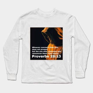 Proverbs 28:13 Long Sleeve T-Shirt